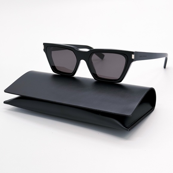 NEW SAINT LAURENT SL633 CALISTA 001 BLACK WOMEN SL 633 SUNGLASSES SAINT LAURENT - Picture 2 of 9